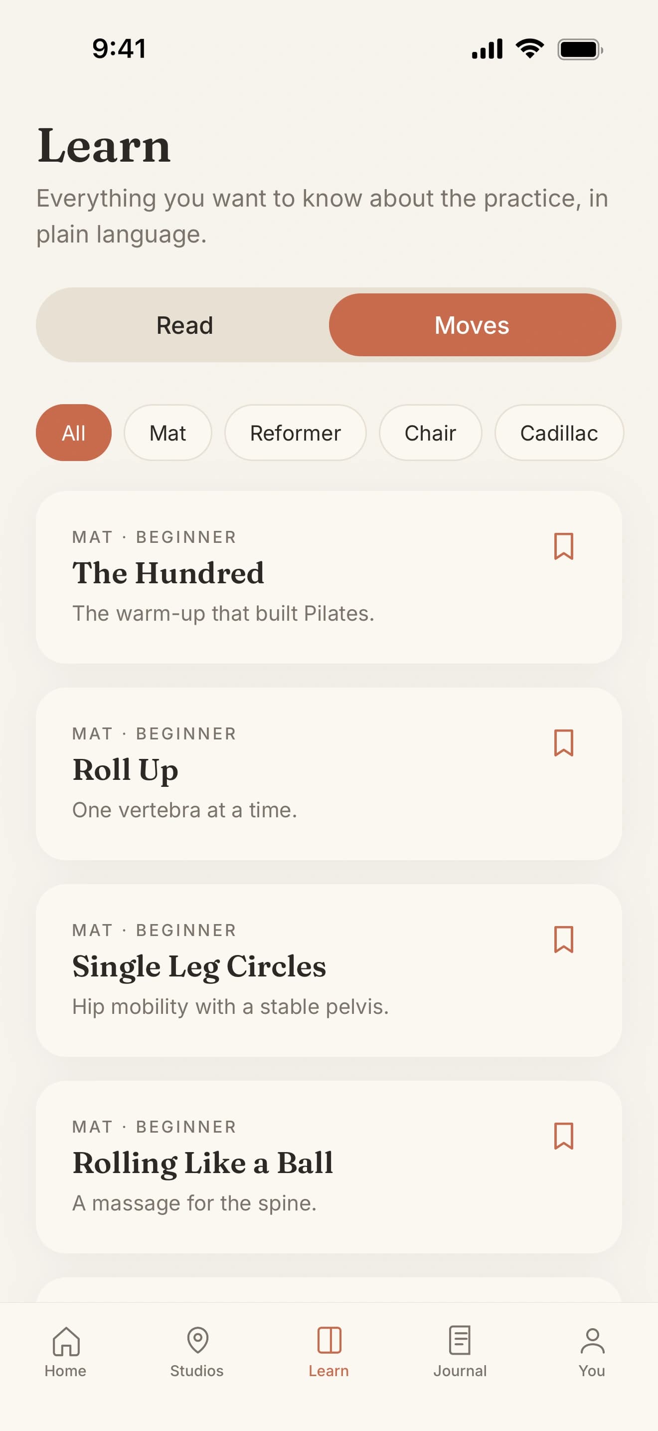 Move detail with embedded video player